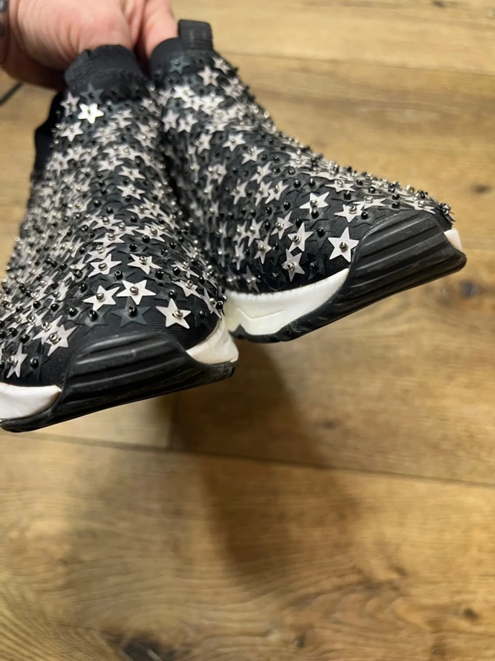 ASH Lighting Star Embellished Sneaker Size 39/8.5-9